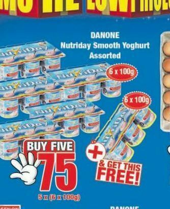 Boxer Nutriday smooth yoghurt 5 offer