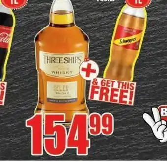 Boxer Three ships whisky offer