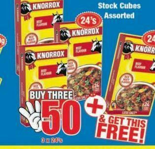 Boxer Knorrox stock cubes 3 offer