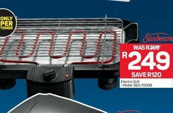 Pick n Pay Hypermarket Sunbeam electric grill offer