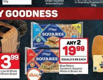 Pick n Pay Hypermarket Blue ribbon sandwich squares 2 offer