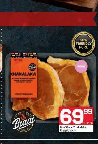 Pick n Pay Hypermarket Pork chops offer