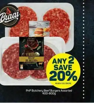 Pick n Pay Hypermarket Beef burgers offer