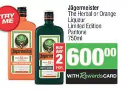 Spar Tops Jagermeister offer