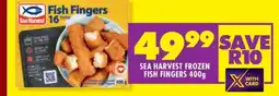 Shoprite SEA HARVEST FROZEN FISH FINGERS 400g offer