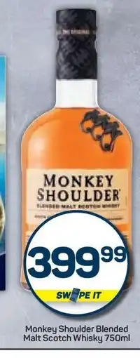Pick n Pay Hypermarket Monkey Shoulder Blended Malt Scotch Whisky 750ml offer