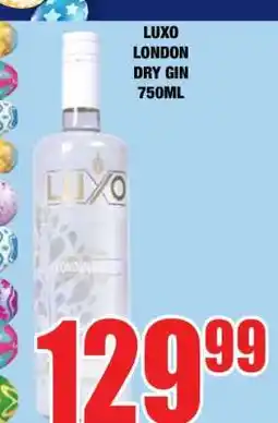 Boxer LUXO LONDON DRY GIN 750ML offer