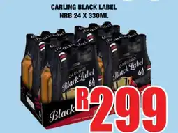 Boxer CARLING BLACK LABEL NRB 24 X 330ML offer