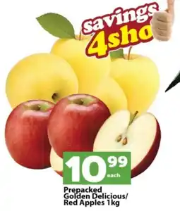 Check Save Prepacked Golden Delicious/ Red Apples offer