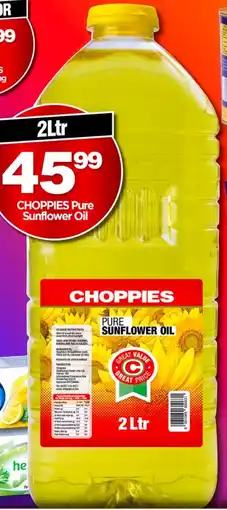 Choppies CHOPPIES Pure Sunflower Oil offer