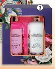 Dis-Chem Nature's Nourishment Noir Floral Luxury Bath Set 3 Piece offer