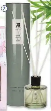 Dis-Chem Perfume Diffuser Tube 200ml Plus 6 x Reed Sticks Assorted offer
