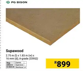 Builders Warehouse PG BISON Supawood offer