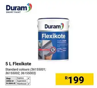Builders Warehouse Duram Flexikote offer
