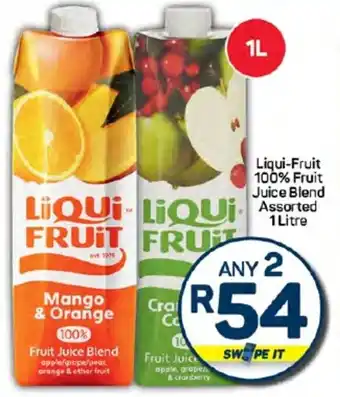 Pick n Pay Hypermarket Liqui-Fruit 100% Fruit Juice Blend Assorted offer