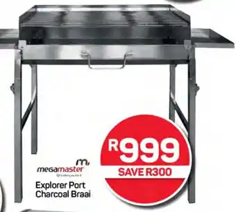 Pick n Pay Hypermarket Megamaster Explorer Port Charcoal Braai offer