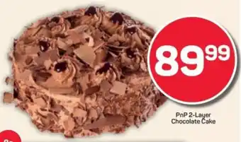 Pick n Pay Hypermarket PnP 2-Layer Chocolate Cake offer