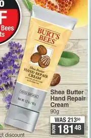 Dis-Chem Burt's Bees Shea Butter Hand Repair Cream-90g offer