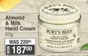 Burt's Bees Almond & Milk Hand Cream-57g