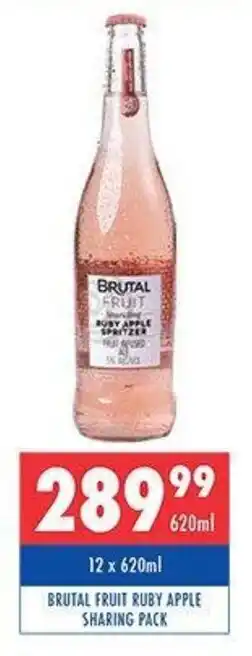 Ultra Liquors Brutal fruit ruby apple sharing pack offer