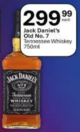Liquor City Jack Daniel's Old No. 7 Tennessee Whiskey offer