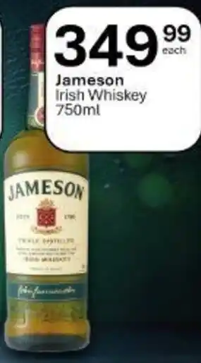Liquor City Jameson Irish Whiskey offer