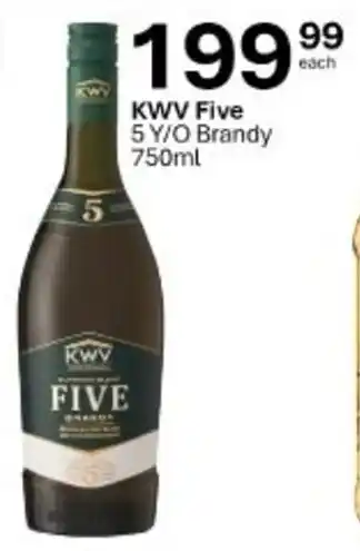 Liquor City KWV Five 5 Y/O Brandy offer
