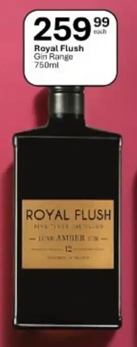 Liquor City Royal Flush Gin Range offer