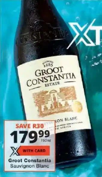 Checkers Groot Constantia Sauvignon Blanc offer