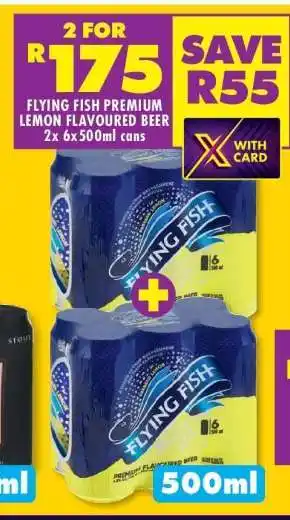Shoprite FLYING FISH PREMIUM LEMON FLAVOURED BEER offer