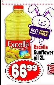 Supa Store Excella Sunflower Oil-2L offer