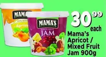 Supa Store Mama’s Apricot / Mixed Fruit Jam 900g offer