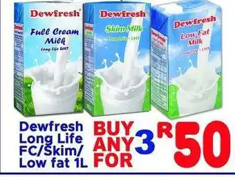 Supa Store Dewfresh Long Life Milk offer