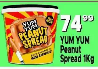 Supa Store YUM YUM Peanut Spread 1Kg offer