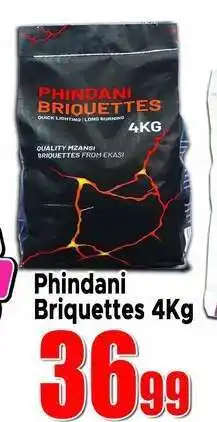 Supa Store Phindani Briquettes 4Kg offer