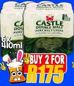Supa Store Castle Double Malt Pure Malt Lager offer