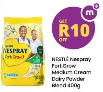 Shoprite NESTLÉ Nespray FortiGrow Medium Cream Dairy Powder Blend offer