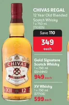 Makro’s liquor CHIVAS REGAL 12 Year Old Blended Scotch Whisky offer