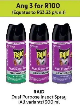 Makro RAID Dual Purpose Insect Spray offer