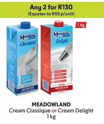 Makro MEADOWLAND Cream Classique or Cream Delight offer