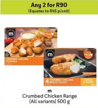 Makro m Crumbed Chicken Range offer