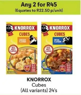 Makro KNORROX Cubes offer
