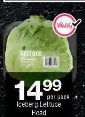 Checkers Iceberg Lettuce Head offer