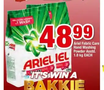 OK Foods Ariel Fabric Care Hand Washing Powder Asstd 1.8kg each offer