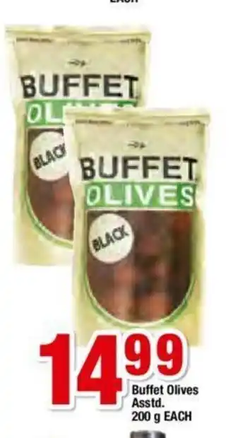 Buffet Olives Asstd. 200g each