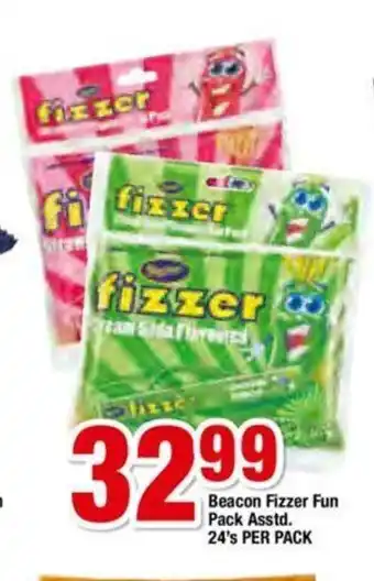 OK Foods Beacon Fizzer Fun Pack Asstd 24's per pack offer