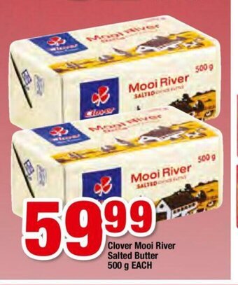 OK Foods Clover Mooi River Salted Butter 500g each offer