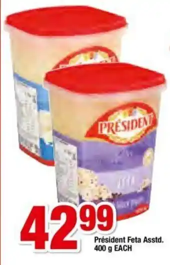 OK Foods President Feta Asstd 400g each offer