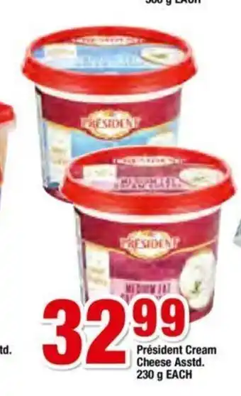 OK Foods President Cream Cheese Asstd 230g each offer