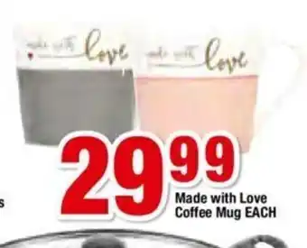 OK Foods Made with Love Coffee Mug Each offer